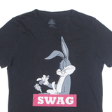 LOONEY TUNES SWAG Bugs Bunny Mens T-Shirt Black USA L