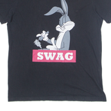 LOONEY TUNES SWAG Bugs Bunny Mens T-Shirt Black USA L