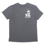 DISNEY Mickey Mouse Womens T-Shirt Grey USA L