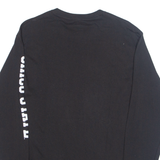 CHAMPION Chico State Mens T-Shirt Black Long Sleeve USA M