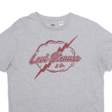 LEVI'S Womens T-Shirt Grey L