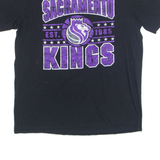 NBA Sacramento Kings Mens T-Shirt Black USA M