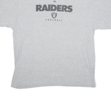 NFL Las Vegas Raiders Mens T-Shirt Grey USA XL