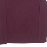 POLO RALPH LAUREN Mens T-Shirt Maroon Long Sleeve L