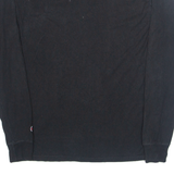 CHAMPION Mens T-Shirt Black Long Sleeve M