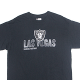 NFL Las Vegas Raiders Mens T-Shirt Black USA XL