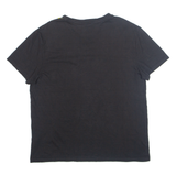 CALVIN KLEIN Soft Touch Mens T-Shirt Black V-Neck XL