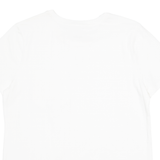 CALVIN KLEIN Womens T-Shirt White Crew Neck M
