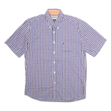BARBOUR Regular Fit Mens Shirt Blue Plaid M