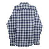 TOMMY HILFIGER Mens Shirt Blue Check Long Sleeve S