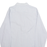 TOMMY HILFIGER Mens Plain Shirt White Long Sleeve M