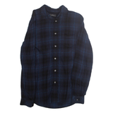 DIESEL Mens Shirt Black Plaid Long Sleeve S