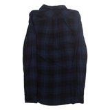 DIESEL Mens Shirt Black Plaid Long Sleeve S