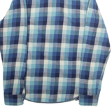 TOMMY HILFIGER Mens Shirt Blue Check Long Sleeve S