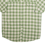 COLUMBIA Slim Fit Mens Shirt Green Plaid L