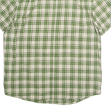 COLUMBIA Slim Fit Mens Shirt Green Plaid L