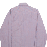 BEN SHERMAN Mens Shirt Blue Gingham Long Sleeve M