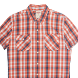 LEVI'S Mens Shirt Red Check M