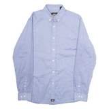 DICKIES Mens Formal Shirt Blue Long Sleeve M