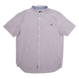 VANS Classic Fit Mens Plain Shirt Purple L