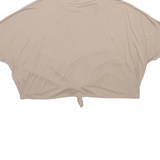 PUMA Cropped Womens T-Shirt Brown XL