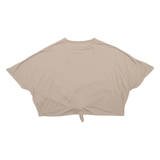 PUMA Cropped Womens T-Shirt Brown XL