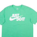 NIKE Mens T-Shirt Green M