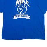 NIKE Mens T-Shirt Blue 2XL