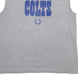 NFL Indianapolis Colts Mens Vest Grey Sleeveless USA L
