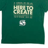 NIKE Mens T-Shirt Green L