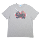 CHAMPION Naruto Mens T-Shirt Grey L