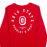 NIKE Ohio State Mens T-Shirt Red Long Sleeve USA S