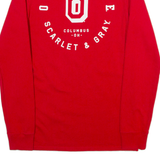 NIKE Ohio State Mens T-Shirt Red Long Sleeve USA S