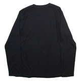 ADIDAS Mens T-Shirt Black Long Sleeve M