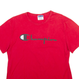 CHAMPION Mens T-Shirt Red M
