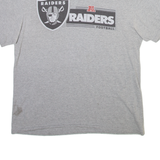 NFL Las Vegas Raiders Mens T-Shirt Grey USA L