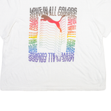 PUMA Mens T-Shirt White 2XL