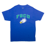 CHAMPION Mens T-Shirt Blue L