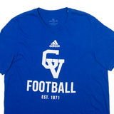 ADIDAS Mens T-Shirt Blue L