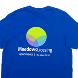 ADIDAS Mens T-Shirt Blue L