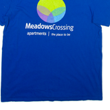 ADIDAS Mens T-Shirt Blue L