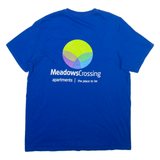 ADIDAS Mens T-Shirt Blue L