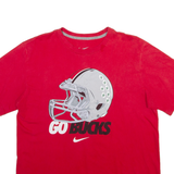 NIKE Mens T-Shirt Red L