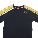 KAPPA Womens T-Shirt Black S
