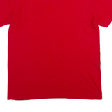 ADIDAS Mens T-Shirt Red L
