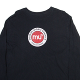 NIKE Mens T-Shirt Black Long Sleeve XL