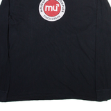 NIKE Mens T-Shirt Black Long Sleeve XL