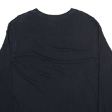 NIKE Mens T-Shirt Black Long Sleeve XL