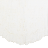 Womens Top White V-Neck Sleeveless L