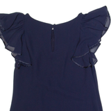 MONSOON Womens Blouse Blue UK 8